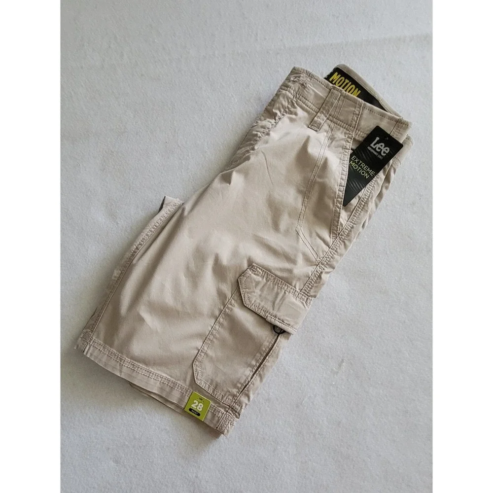 Lee‎ Extreme Motion Cargo Shorts 28 Flex Waistband Performance Stretch New NWT